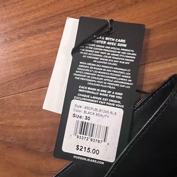 COPY - Hudson faux leather jean NWT - Picture 8 of 10